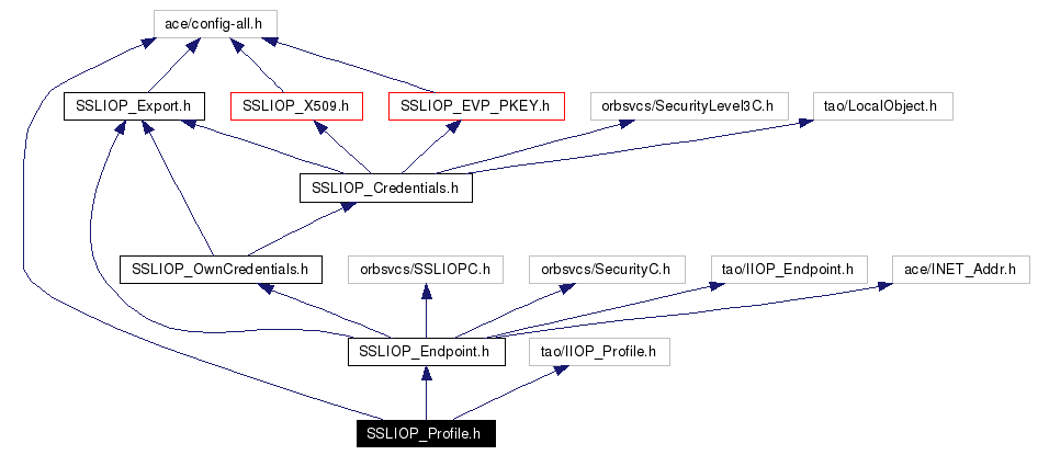 Include dependency graph
