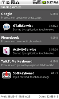 Running Services