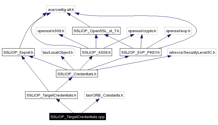 Include dependency graph