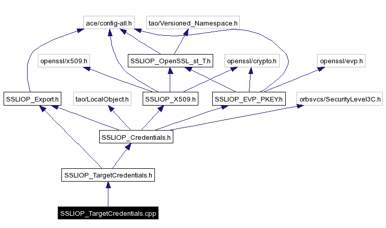 Include dependency graph