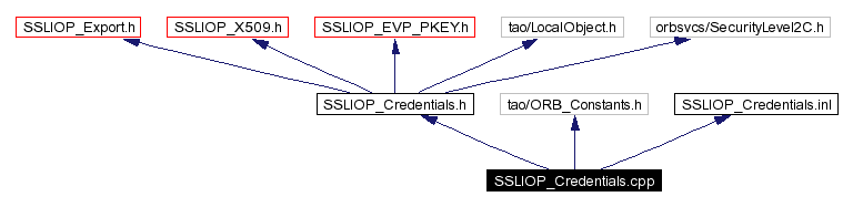 Include dependency graph